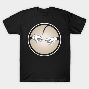 Cartoon Birth of Adam T-Shirt